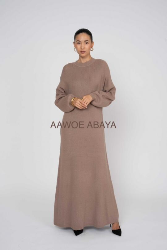 Abaya Femme Noir SILVER FASHION T2046 Efashion Paris