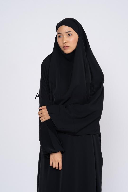 Abaya Femme Noir SILVER FASHION 2305 Efashion Paris