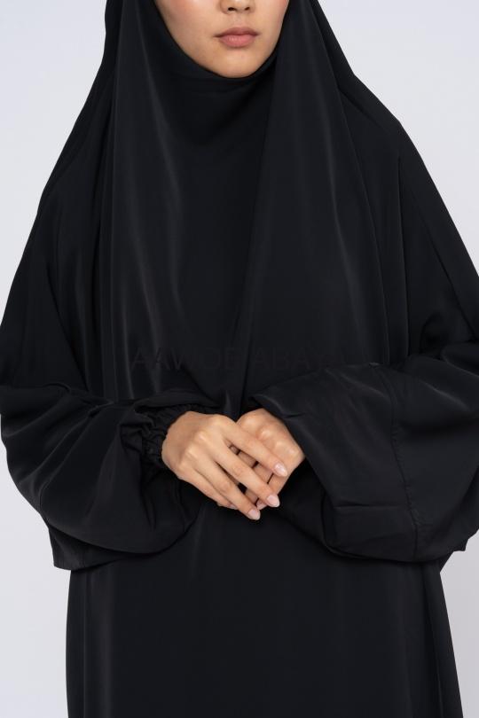 Abaya Femme Noir SILVER FASHION 2305 Efashion Paris