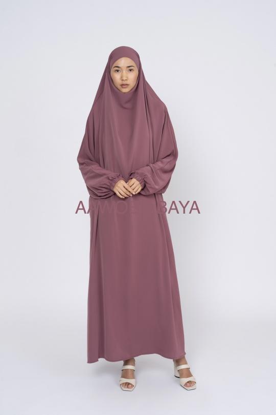 Abaya Femme Noir SILVER FASHION 2305 Efashion Paris