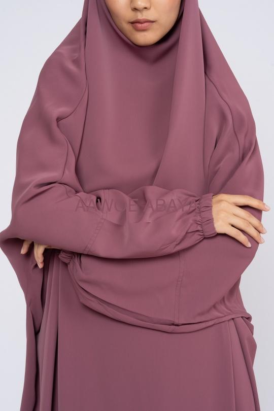 Abaya Femme Noir SILVER FASHION 2305 Efashion Paris