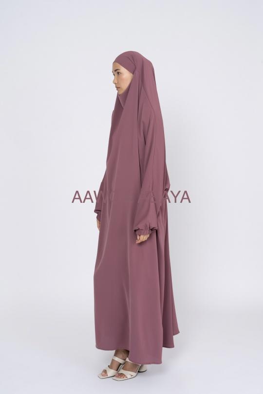 Abaya Femme Noir SILVER FASHION 2305 Efashion Paris
