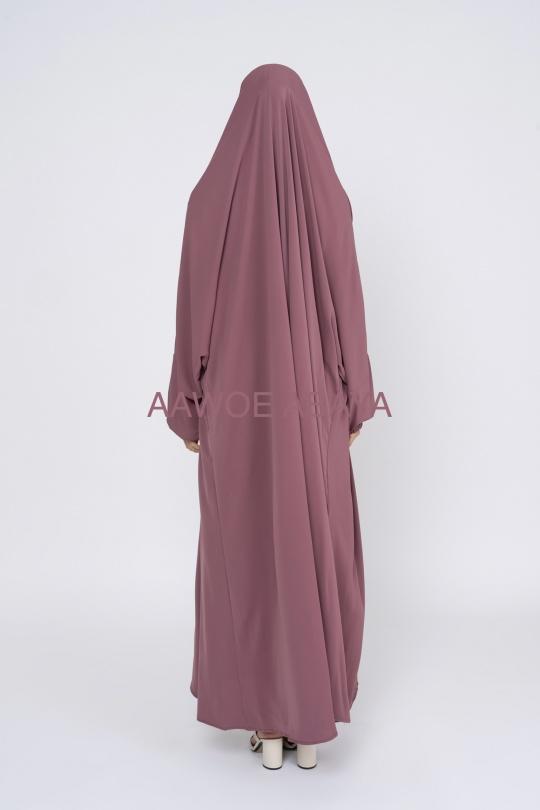 Abaya Femme Noir SILVER FASHION 2305 Efashion Paris