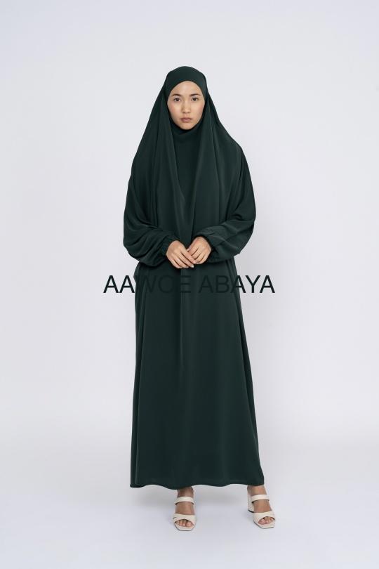 Abaya Femme Noir SILVER FASHION 2305 Efashion Paris