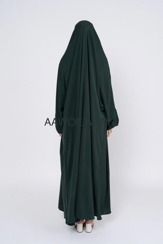 Abaya Femme Noir SILVER FASHION 2305 Efashion Paris