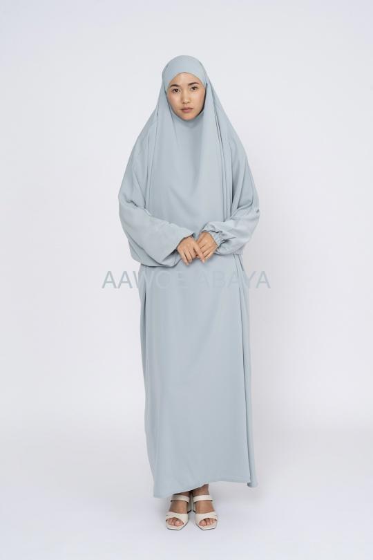 Abaya Femme Noir SILVER FASHION 2305 Efashion Paris
