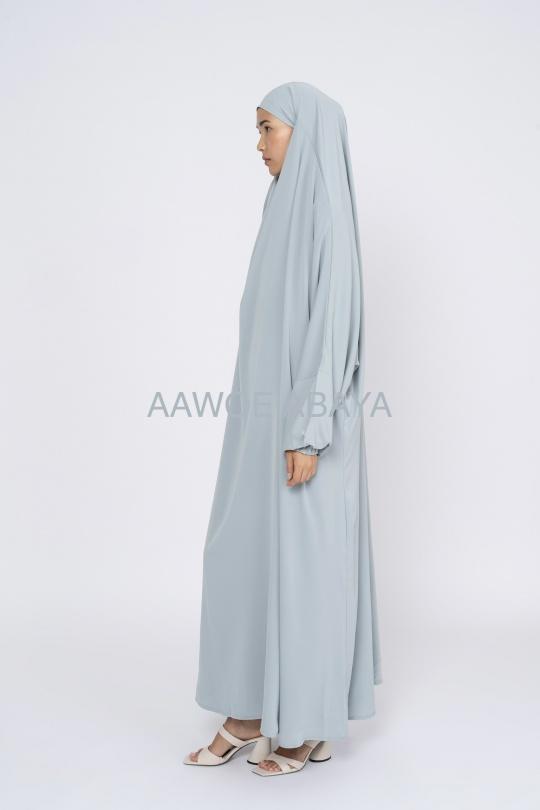 Abaya Femme Noir SILVER FASHION 2305 Efashion Paris