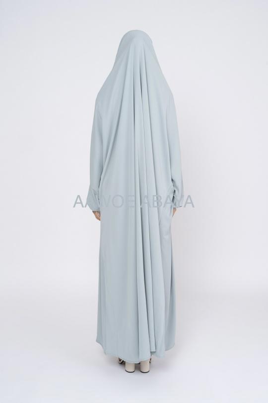 Abaya Femme Noir SILVER FASHION 2305 Efashion Paris