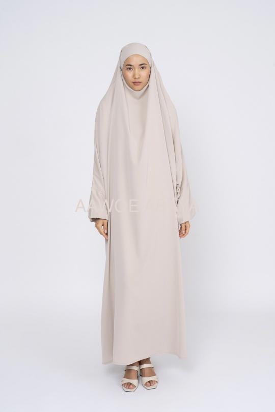 Abaya Femme Noir SILVER FASHION 2305 Efashion Paris