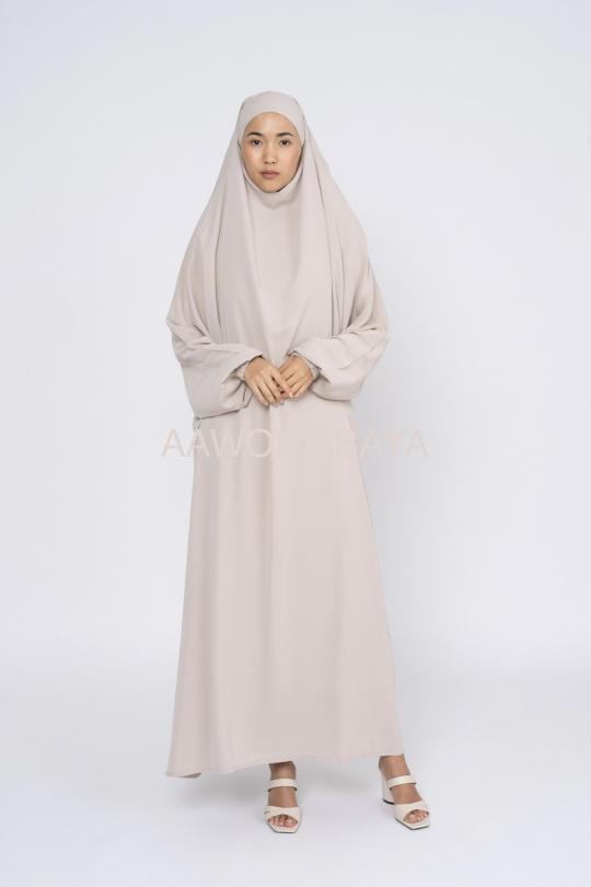Abaya Femme Noir SILVER FASHION 2305 Efashion Paris