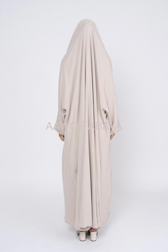 Abaya Femme Noir SILVER FASHION 2305 Efashion Paris