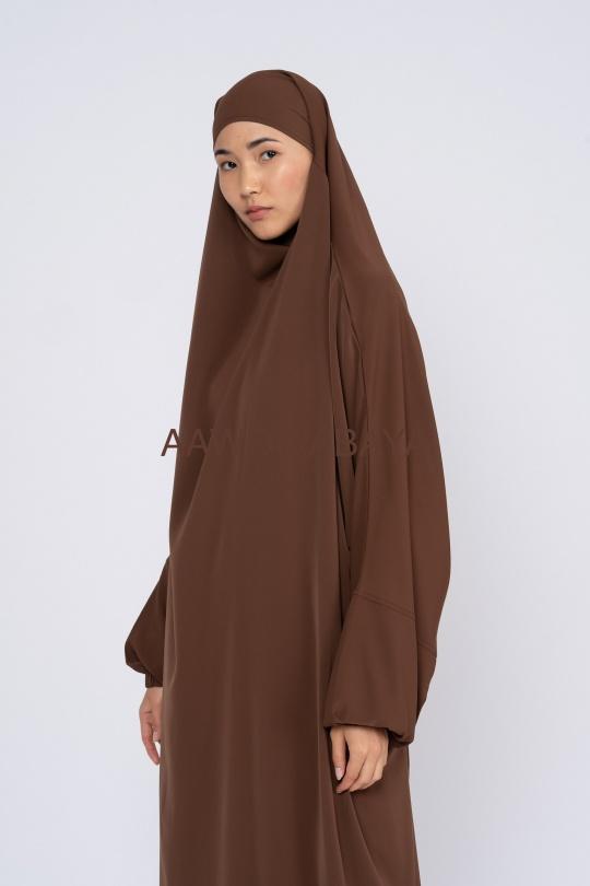 Abaya Femme Noir SILVER FASHION 2305 Efashion Paris