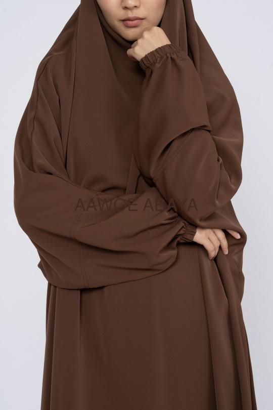 Abaya Femme Noir SILVER FASHION 2305 Efashion Paris