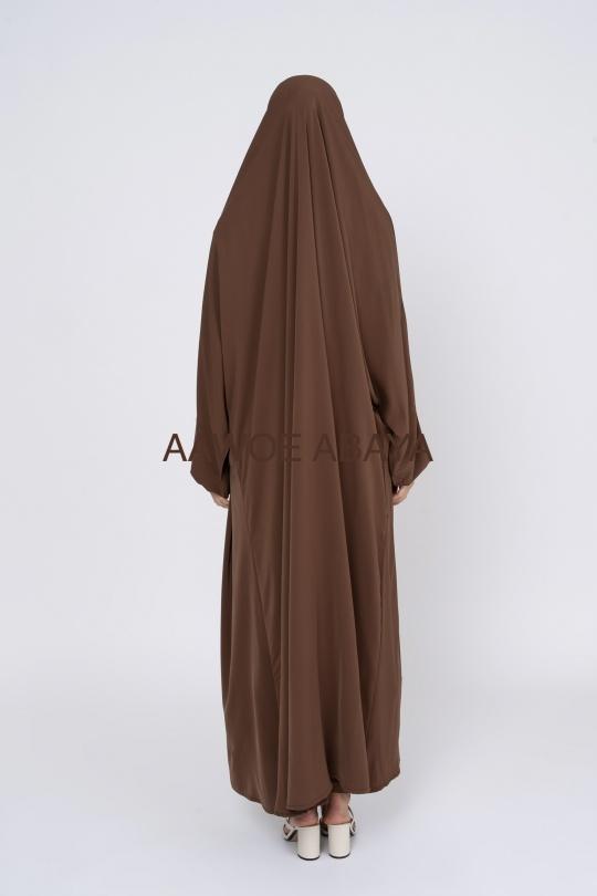 Abaya Femme Noir SILVER FASHION 2305 Efashion Paris