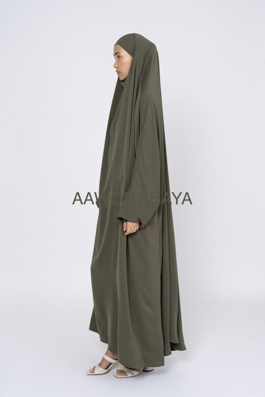 Abaya Femme Noir SILVER FASHION 2305 Efashion Paris