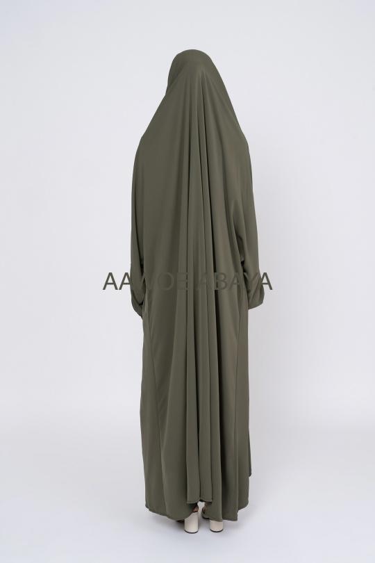 Abaya Femme Noir SILVER FASHION 2305 Efashion Paris