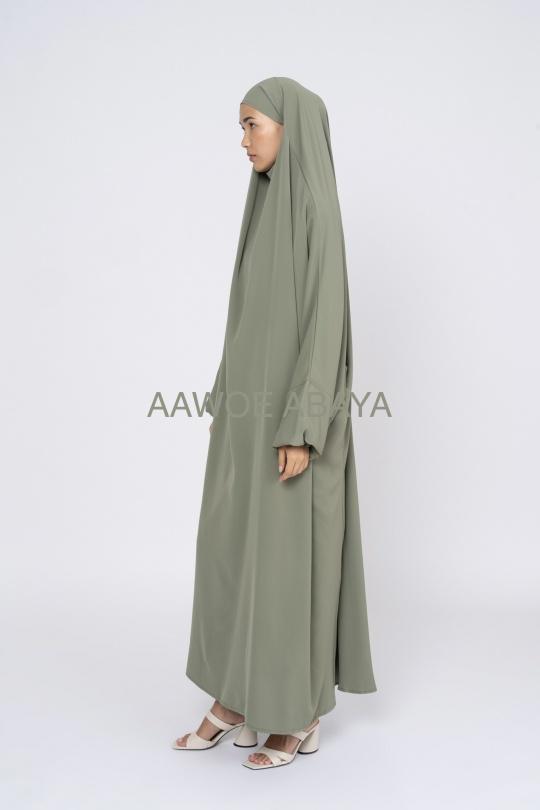 Abaya Femme Noir SILVER FASHION 2305 Efashion Paris