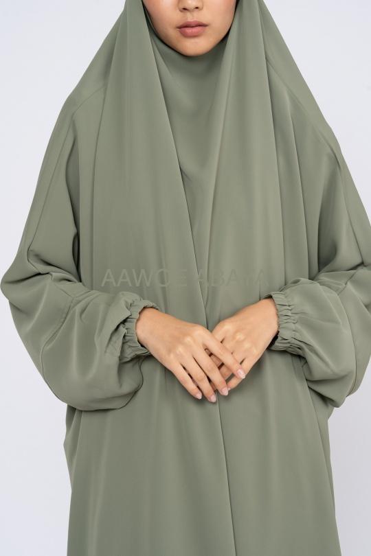 Abaya Femme Noir SILVER FASHION 2305 Efashion Paris