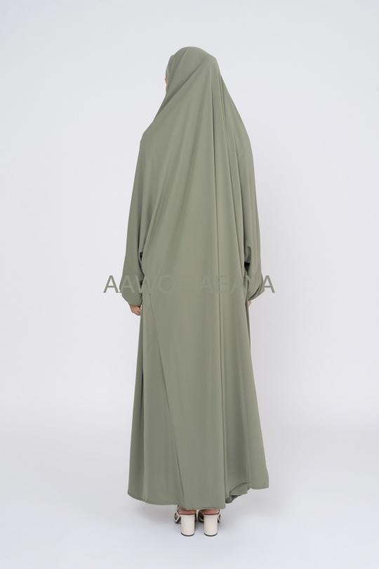 Abaya Femme Noir SILVER FASHION 2305 Efashion Paris