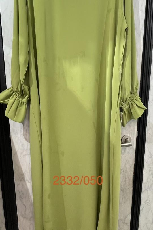 Abaya Femme Rose corail SILVER FASHION 2332 Efashion Paris