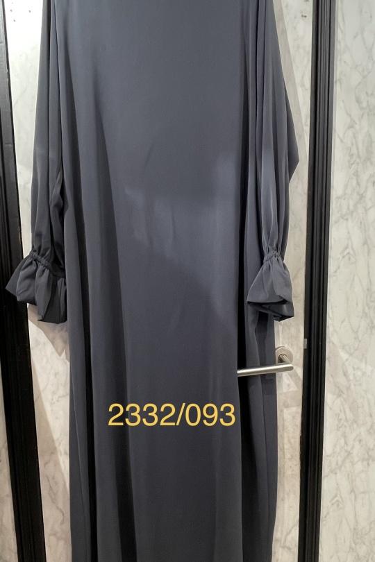 Abaya Femme Rose corail SILVER FASHION 2332 Efashion Paris