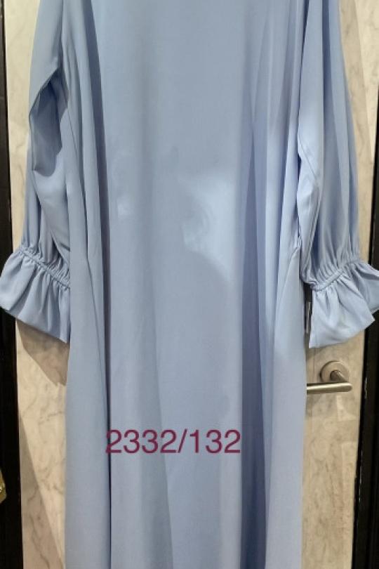 Abaya Femme Rose corail SILVER FASHION 2332 Efashion Paris