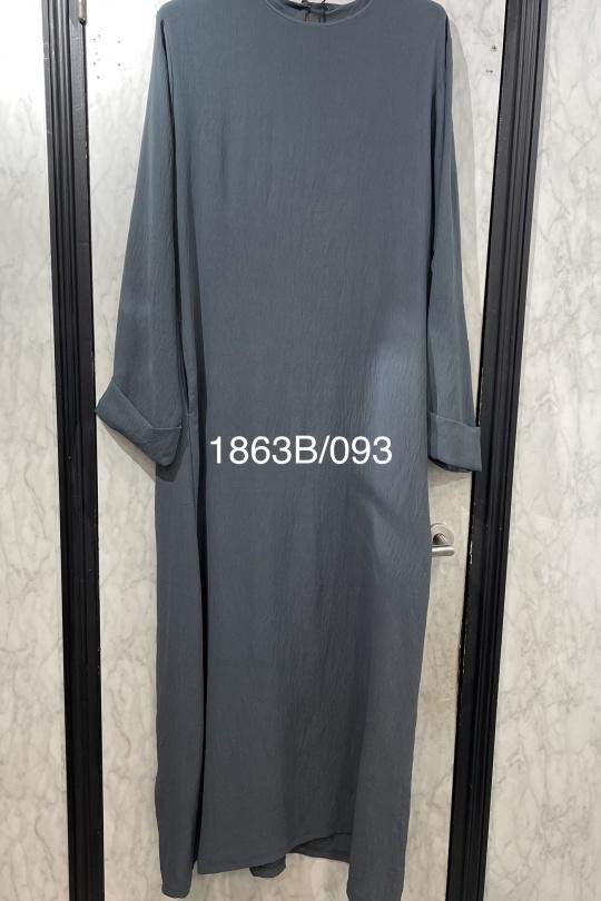 Abaya Femme Rouge bordeaux SILVER FASHION 1863B Efashion Paris