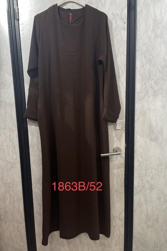 Abaya Femme Rouge bordeaux SILVER FASHION 1863B Efashion Paris