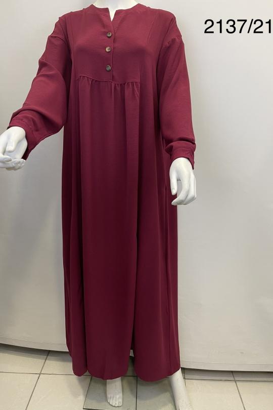 Abaya Femme Lavande SILVER FASHION 2137 Efashion Paris