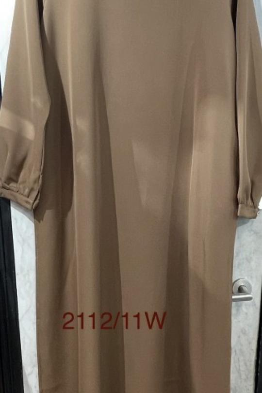 Abaya Femme Saumon SILVER FASHION 2112 Efashion Paris