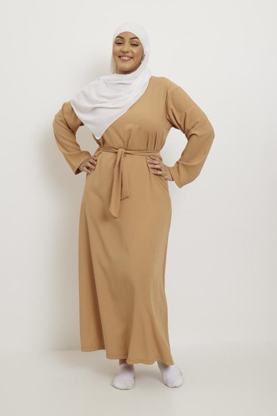 Abaya Femme Beige Clair SILVER FASHION 2009R Efashion Paris