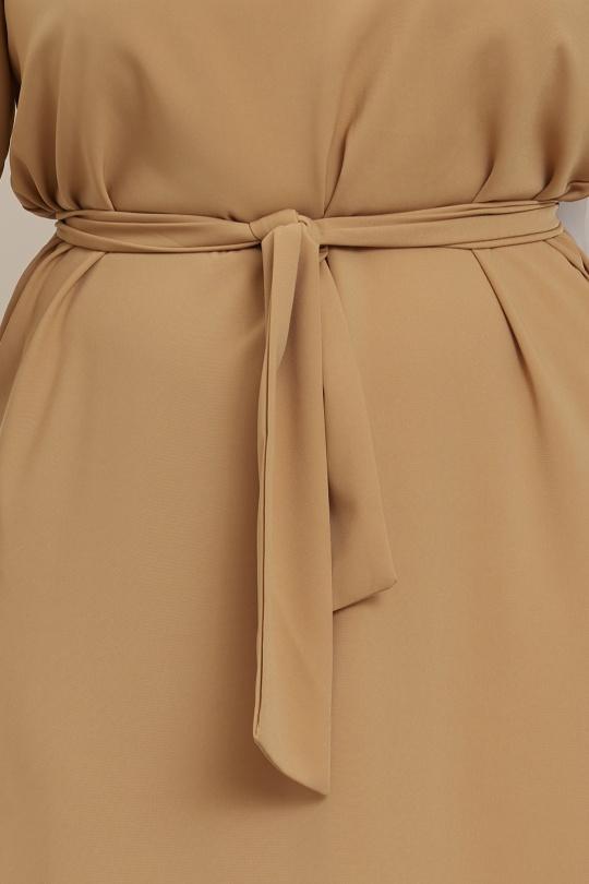 Abaya Femme Beige Clair SILVER FASHION 2009R Efashion Paris