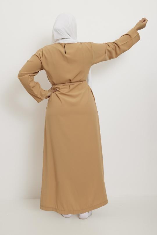 Abaya Femme Beige Clair SILVER FASHION 2009R Efashion Paris
