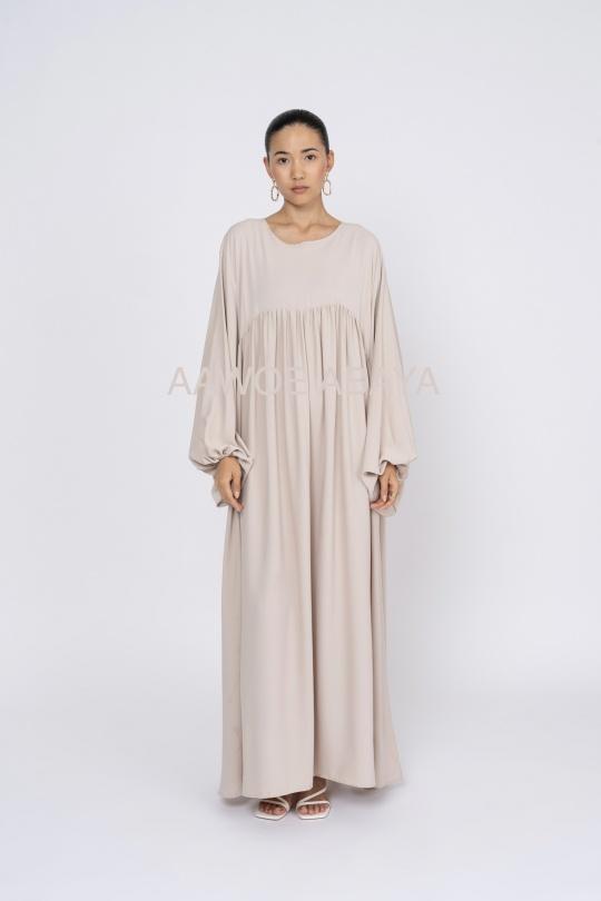 Abaya Femme Gris SILVER FASHION 3001 Efashion Paris