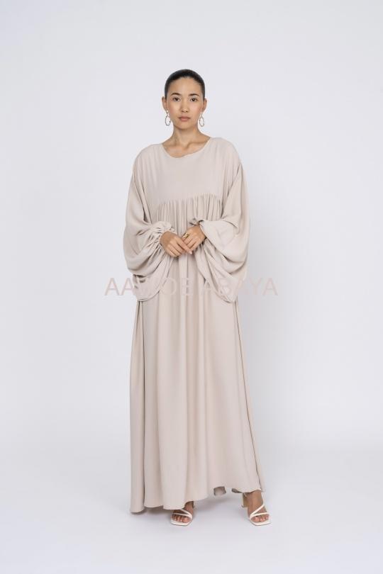Abaya Femme Gris SILVER FASHION 3001 Efashion Paris