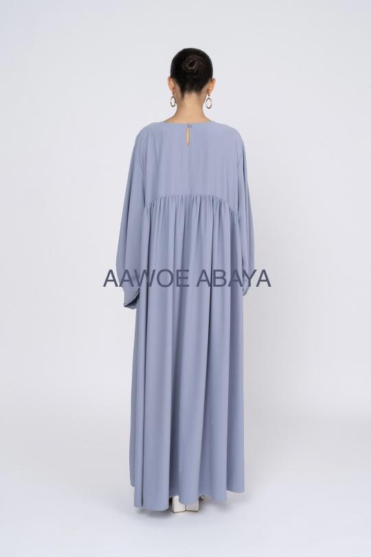 Abaya Femme Gris SILVER FASHION 3001 Efashion Paris
