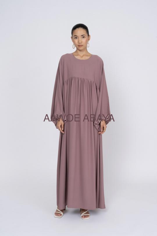 Abaya Femme Gris SILVER FASHION 3001 Efashion Paris