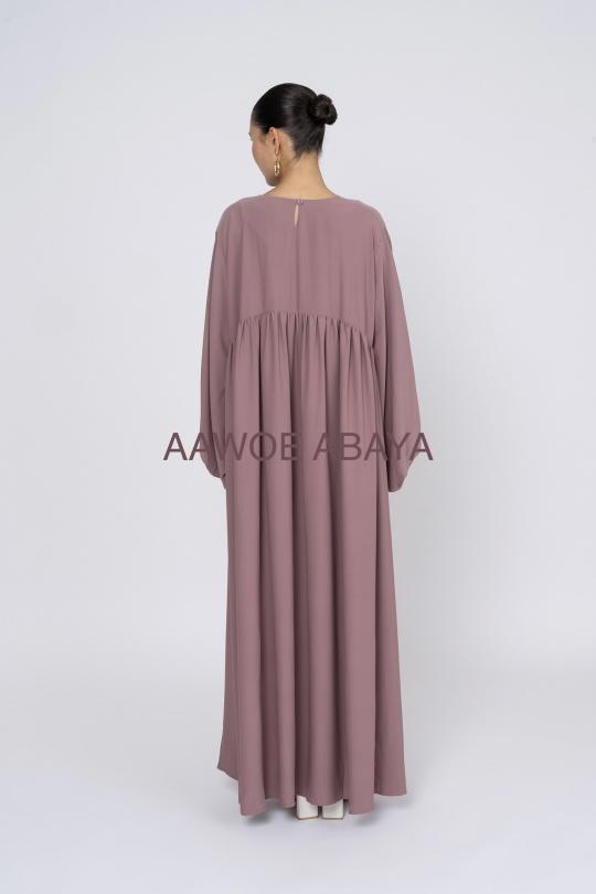 Abaya Femme Gris SILVER FASHION 3001 Efashion Paris