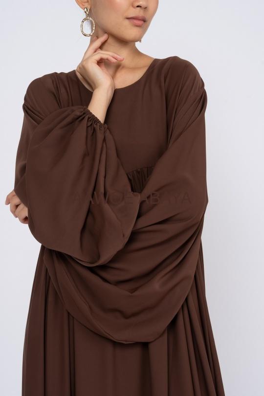Abaya Femme Gris SILVER FASHION 3001 Efashion Paris