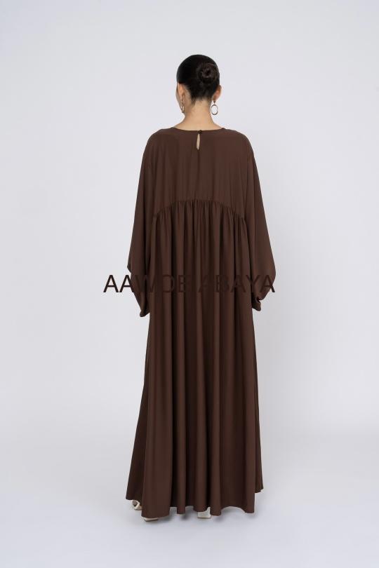 Abaya Femme Gris SILVER FASHION 3001 Efashion Paris