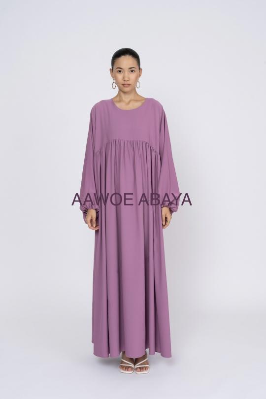 Abaya Femme Gris SILVER FASHION 3001 Efashion Paris