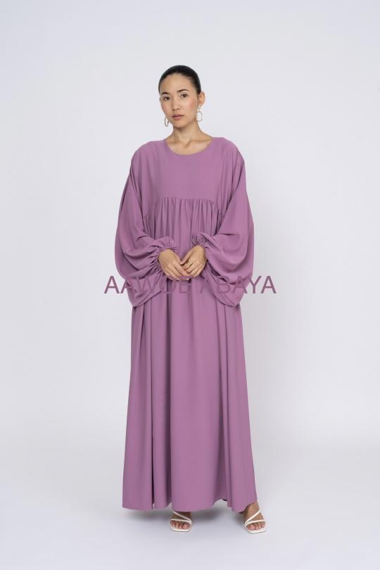Abaya Femme Gris SILVER FASHION 3001 Efashion Paris