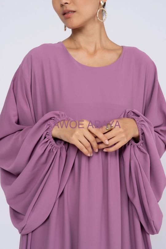 Abaya Femme Gris SILVER FASHION 3001 Efashion Paris