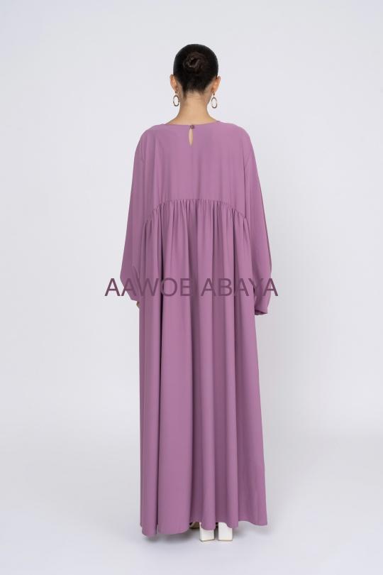 Abaya Femme Gris SILVER FASHION 3001 Efashion Paris