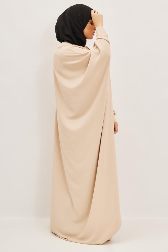 Abaya Femme Lavande SILVER FASHION 6176 Efashion Paris
