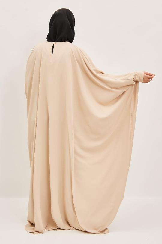 Abaya Femme Lavande SILVER FASHION 6176 Efashion Paris