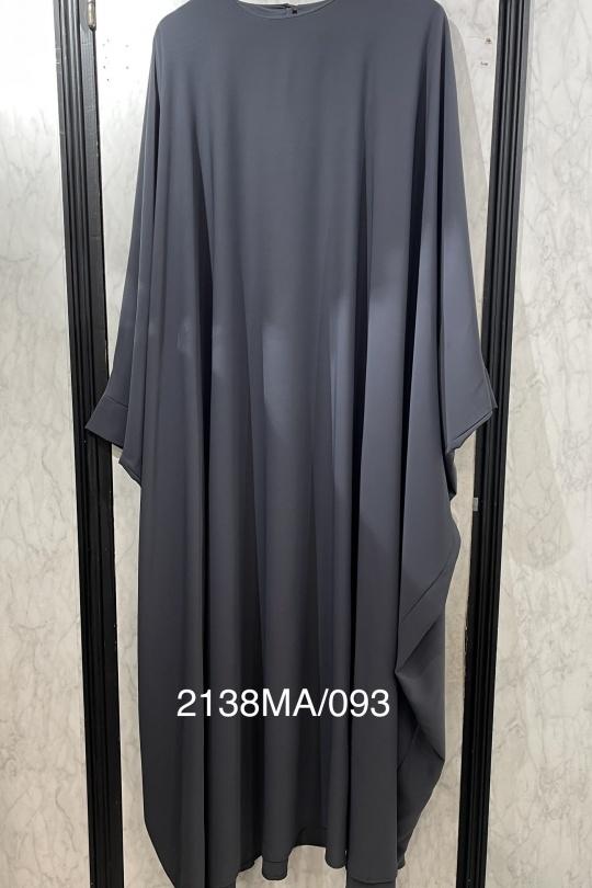 Abaya Femme Lavande SILVER FASHION 6176 Efashion Paris