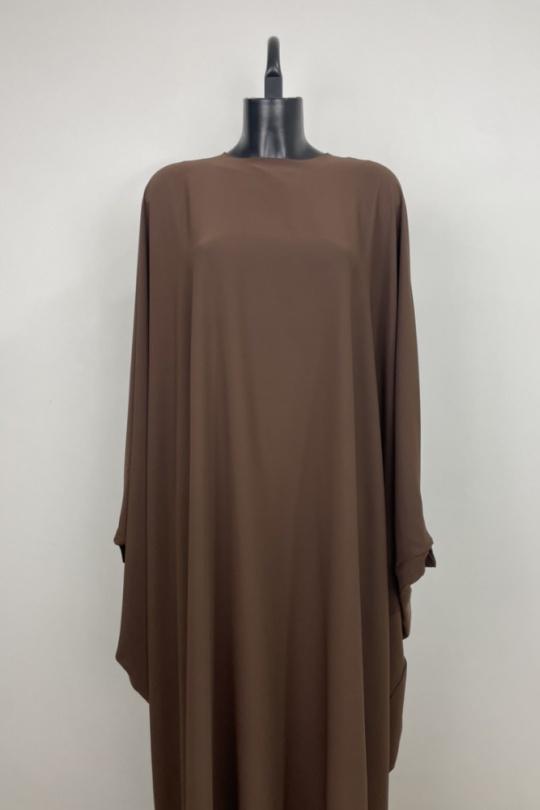 Abaya Femme Lavande SILVER FASHION 6176 Efashion Paris