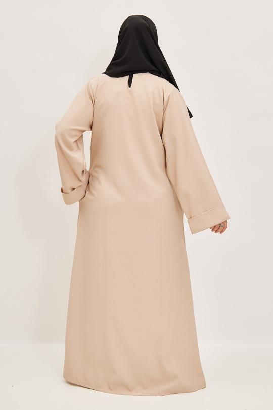 Abaya Femme Prune SILVER FASHION 7751 Efashion Paris