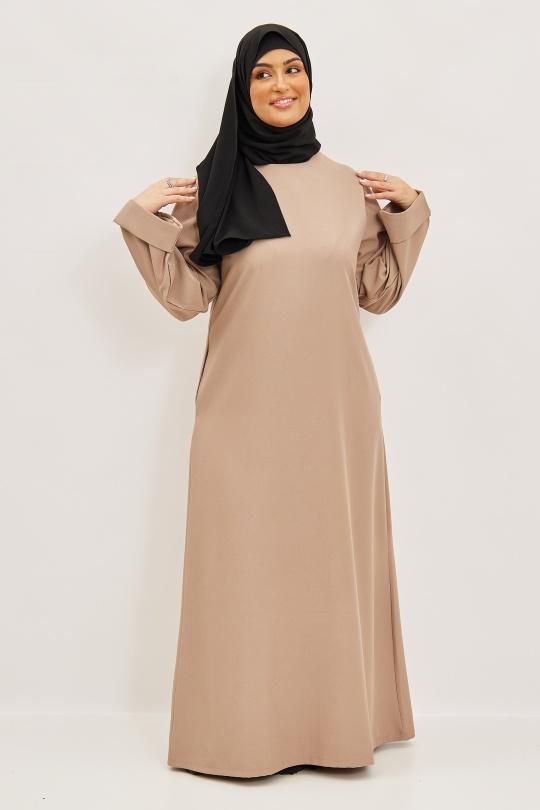 Abaya Femme Prune SILVER FASHION 7751 Efashion Paris
